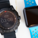 The PowerWatch X is a bit larger than the Apple Watch, but sized similar to many fitness-focused wearables.